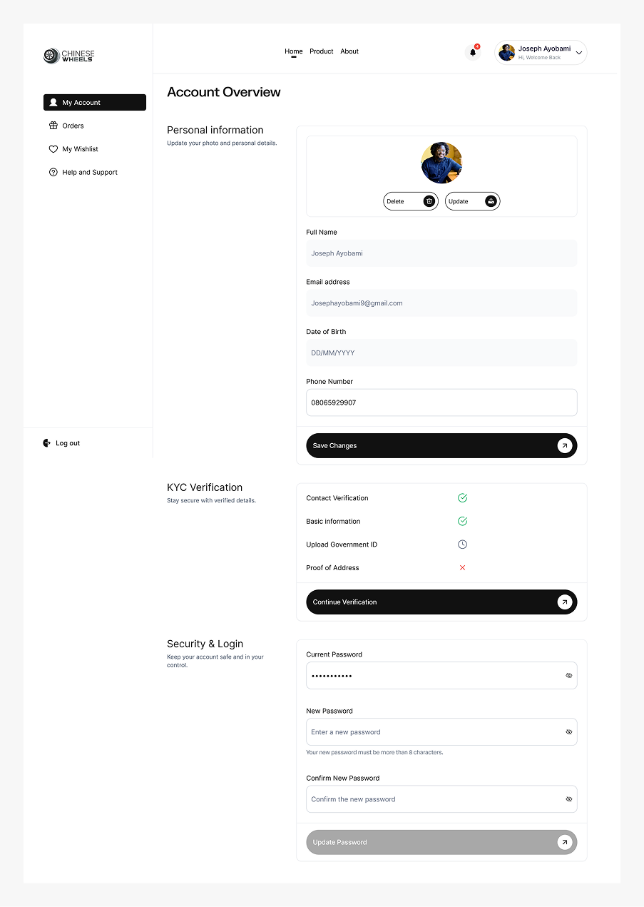 Account Page Image
