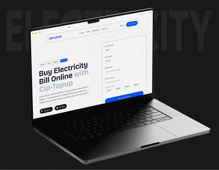 Buy Electricity Screen