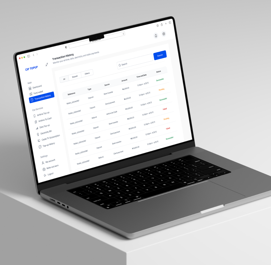 Transaction History